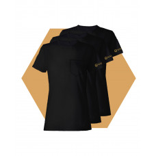 Dámské Tričko Pure Black Wantee černé 3-Pack