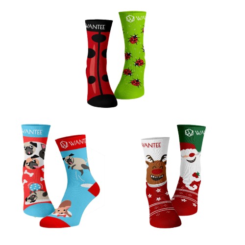 Dětské ponožky Wantee 3-pack Dětské ponožky Wantee 3-pack