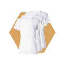 Dámské Tričko Pure White Wantee bílé 3-Pack