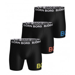 Pánské boxerky Björn Borg Solid Essential 3-pack černé