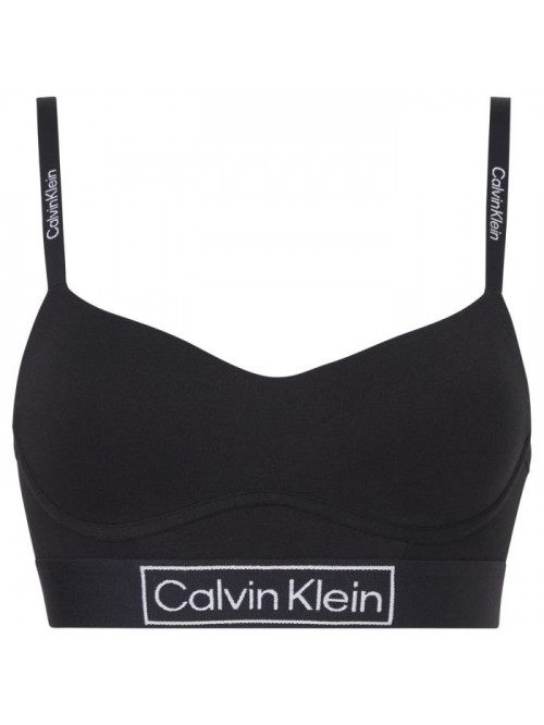 Dámská podprsenka Calvin Klein Reimagined Heritage-LGHT Lined Bralette černá