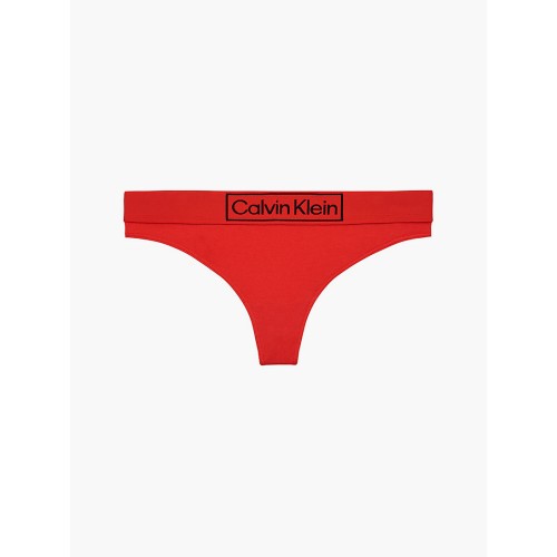 Dámská tanga Calvin Klein Reimagined Heritage Thong červené