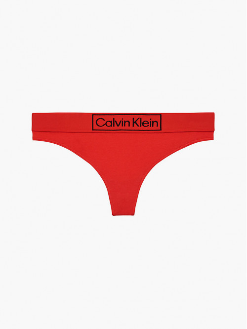 Dámská tanga Calvin Klein Reimagined Heritage Thong červené