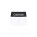 Plavkové šortky Calvin Klein Medium Drawstring bílé