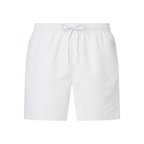 Plavkové šortky Calvin Klein Medium Drawstring bílé