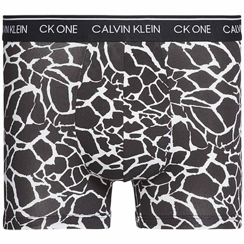Pánské boxerky Calvin Klein CK One Animal černé Pánské boxerky Calvin Klein CK One Animal černé