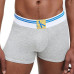 Pánské boxerky Calvin Klein CK ONE Yellow Logo šedé
