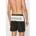 Pánske plavky Calvin Klein Medium Drawstring černé