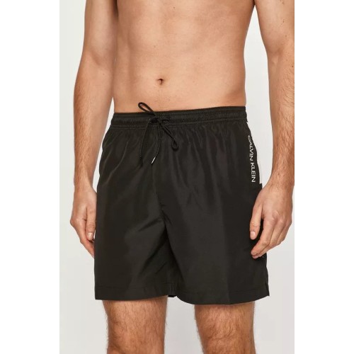 Pánske plavky Calvin Klein Medium Drawstring černé