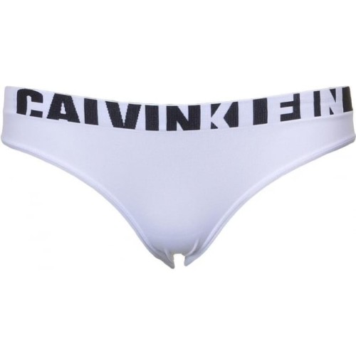 Dámské kalhotky Calvin Klein Seamless Logo Bikini bílé Dámské kalhotky Calvin Klein Seamless Logo Bikini bílé