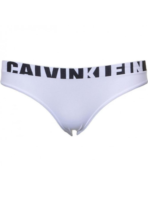 Dámské kalhotky Calvin Klein Seamless Logo Bikini bílé