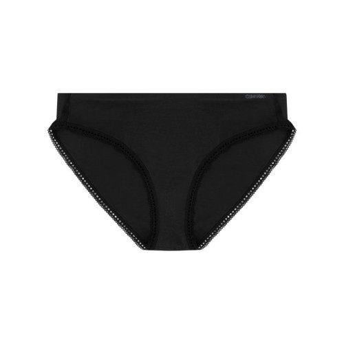 Dámské kalhotky Calvin Klein Thin Lace Bikini černé