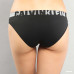 Dámské kalhotky Calvin Klein Seamless Logo Bikini černé