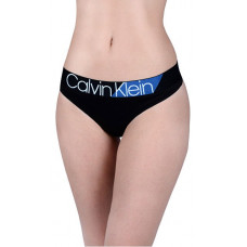 Dámská tanga Calvin Klein Bold Accent černé