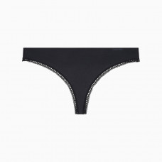 Dámská tanga Calvin Klein Liquid Touch černé
