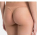 Dámská tanga Calvin Klein Tonal Logo Thong béžové