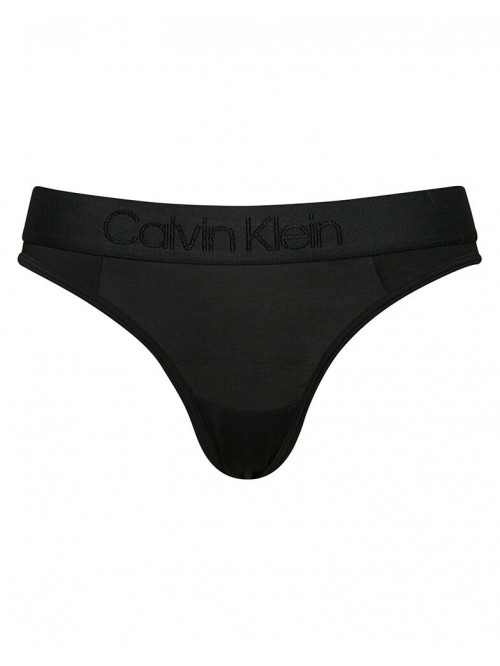 Dámske kalhotky Calvin Klein Tonal Logo Bikini černé