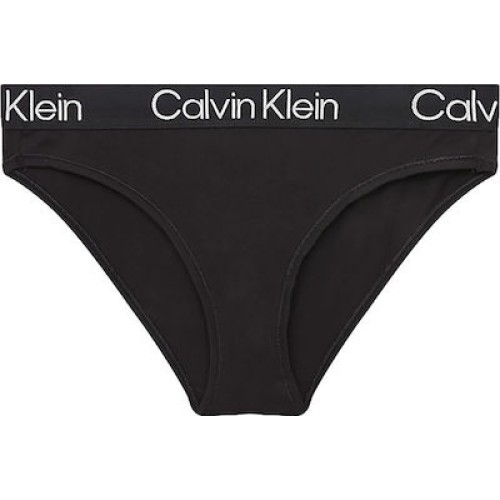 Dámské kalhotky Calvin Klein Structure Cotton Cheeky Bikini černé