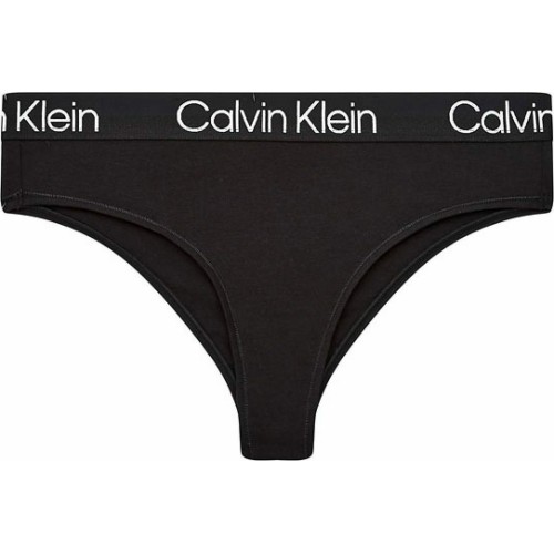 Dámské kalhotky Calvin Klein Structure Cotton - High Leg Brazilian černé Dámské kalhotky Calvin Klein Structure Cotton - High Leg Brazilian černé