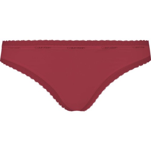 Dámské kalhotky Calvin Klein Bikini Bottoms Up Brief vínové