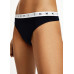 Dámské tanga Tommy Hilfiger Print Thong 3-pack vícebarevné - růžové, černé, bílé