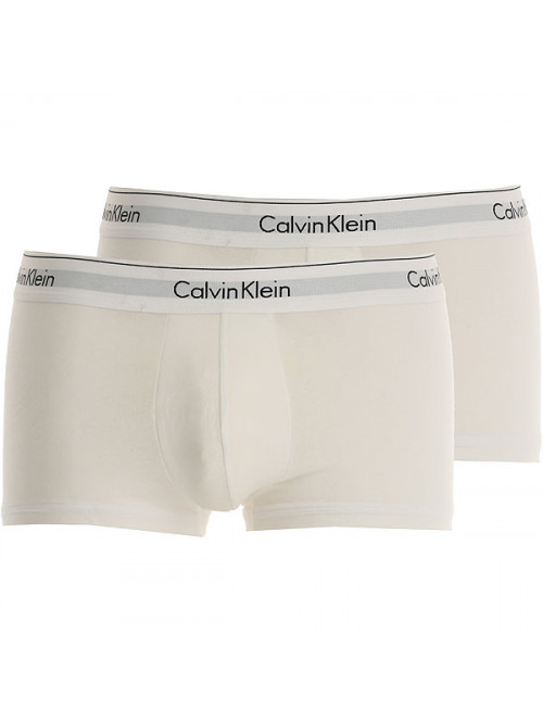 Pánské boxerky Calvin Klein Modern Cotton Stretch bílé 2-pack