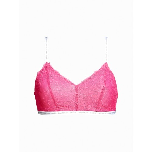 Podprsenka Calvin Klein Unlined Triangle Bralette Satisfy růžová Podprsenka Calvin Klein Unlined Triangle Bralette Satisfy růžová