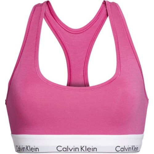 Dámská sportovní podprsenka Calvin Klein Unlined Bralette růžová