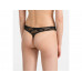 Dámská tanga Calvin Klein Lily Lace bikini krajkové černé