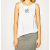 Dámské tílko Calvin Klein Side Knotted Tank bílé