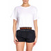 Dámské tričko Calvin Klein Cropped Tee bílé