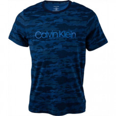 Pánské tričko Calvin Klein SS Crew Neck tmavomo...