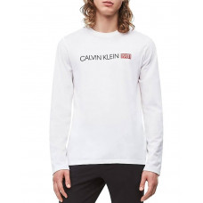 Pánské tričko Calvin Klein Crew Neck 1981 bíl...