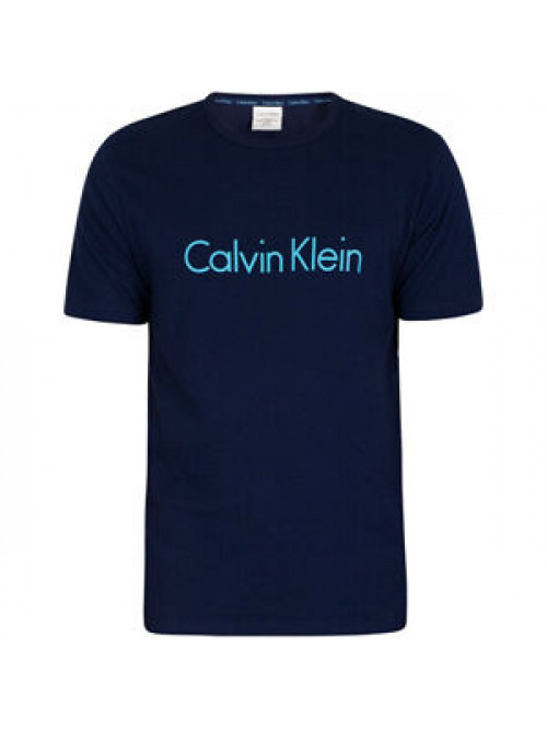 Pánské tričko Calvin Klein Comfort Cotton SS Crew Neck modré