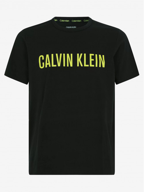 Pánské triko Calvin Klein Intense Power Lounge SS Crew Neck černé