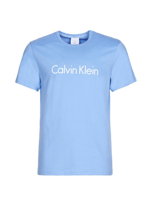 Pánské tričko Calvin Klein SS Crew Neck světlemodré