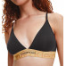 Dámská podprsenka Calvin Klein Monolight CTN Holiday-LGHT Lined Triangle černá