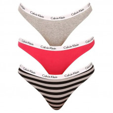 Dámské kalhotky Calvin Klein Carousel Bikini tma...