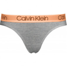 Dámská tanga Calvin Klein Body Cotton-Thong šed...