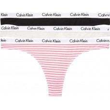 Dámská tanga Calvin Klein Carousel Thong šedé,...