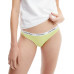 Dámská tanga Calvin Klein Carousel Thong šedé, žluté, růžové 3-pack 