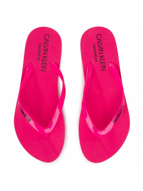 Dámské žabky Calvin Klein Swimwear růžové