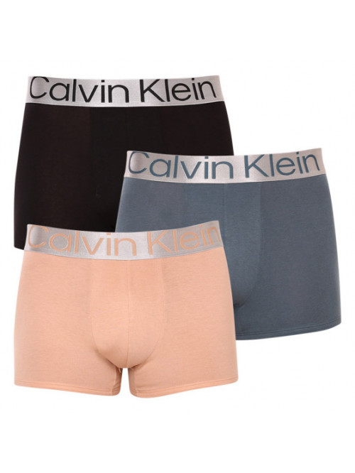 Pánské boxerky Calvin Klein CKR Steel Cotton-Trunk vícebarevné 3-pack