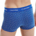 Pánské boxerky Calvin Klein Cotton Stretch Low Rise Trunk modré 3-pack