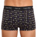 Pánské boxerky Calvin Klein Cotton Stretch Low Rise Trunk bílé, levandulové, černé s písmenky 3-pack
