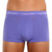 Pánské boxerky Calvin Klein Cotton Stretch Low Rise Trunk bílé, levandulové, černé s písmenky 3-pack