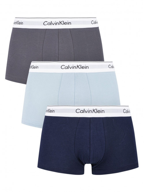 Pánské boxerky Calvin Klein Modern Cotton Stretch-Trunk vícebarevné 3-pack