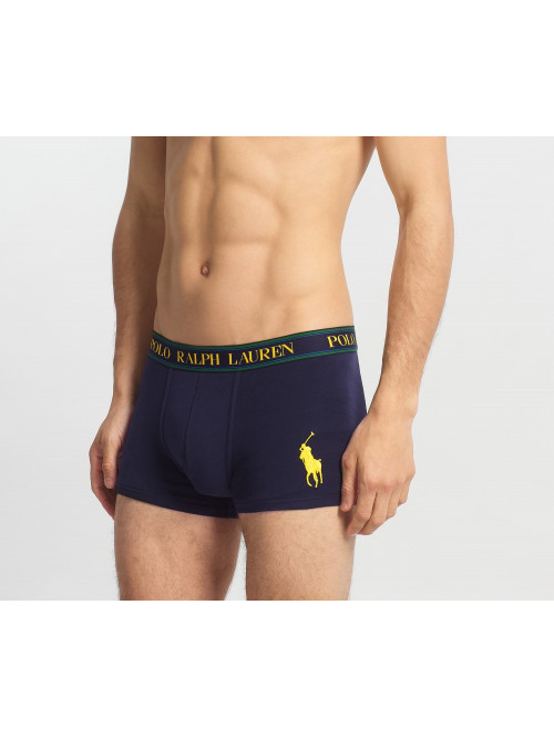 Pánske boxerky Polo Ralph Lauren Classic Solid Trunk Stretch Cotton tmavomodré