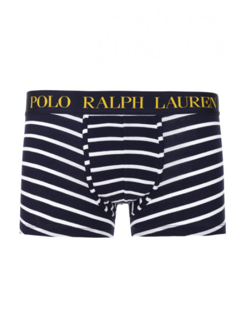 Pánské boxerky Polo Ralph Lauren Classic Stripe Trunk Stretch Cotton modrobílé pruhované