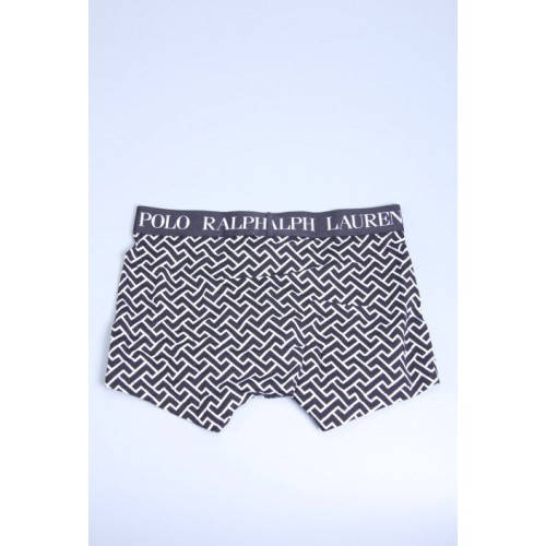 Pánské boxerky Polo Ralph Lauren Black Deco Link Geometric Print černé Pánské boxerky Polo Ralph Lauren Black Deco Link Geometric Print černé